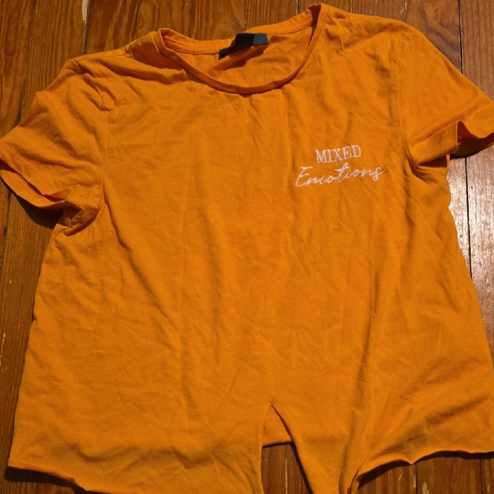 Primark Vibrant Orange Crop Top